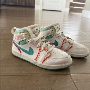 Air Jordan 1 Mid SE GS 'Multi Knit'